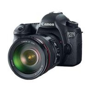 Canon EOS 6D 20.2 DSLR Camera with 24-105mm f/4L IS USM Lens + 40mm f/2.8 Pancake Lens + 70-300mm Lens