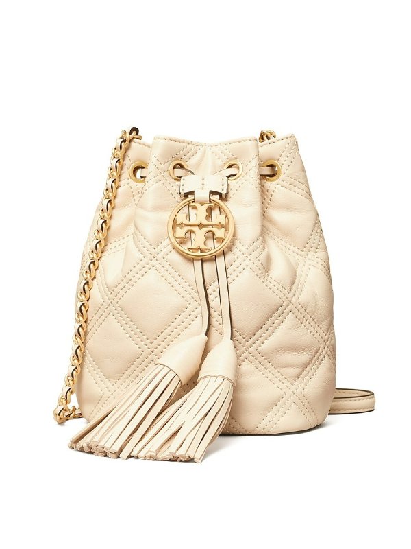 Mini Fleming Soft Quilted Leather Bucket Bag