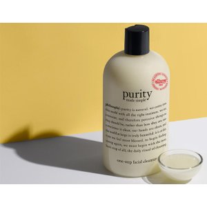 With Any Order + Free Purity Cleanser 24 oz with $45 Purchase @ Philosophy
