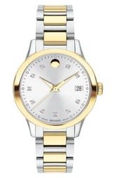 Women's Apria Diamond Dial Bracelet Watch, 32mm - 0.04 ctw