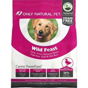 Only Natural Pet Canine PowerFood Wild Feast Grain-Free Dry Dog Food