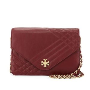 Tory Burch Kira Quilted Crossbody Bag, Red Agate @ Neiman Marcus