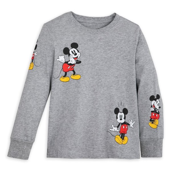 Mickey Mouse Expressions Long Sleeve T-Shirt for Kids | shopDisney