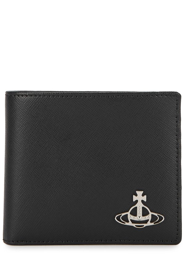 Kent black leather wallet