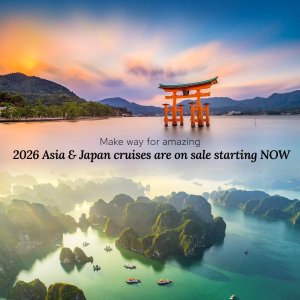 Book a Japan or Asia cruise