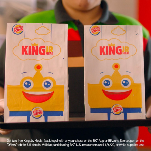 Burger King 使用手机app下任意单
