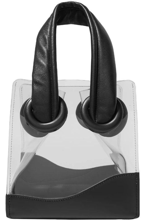 Deon PVC and leather tote