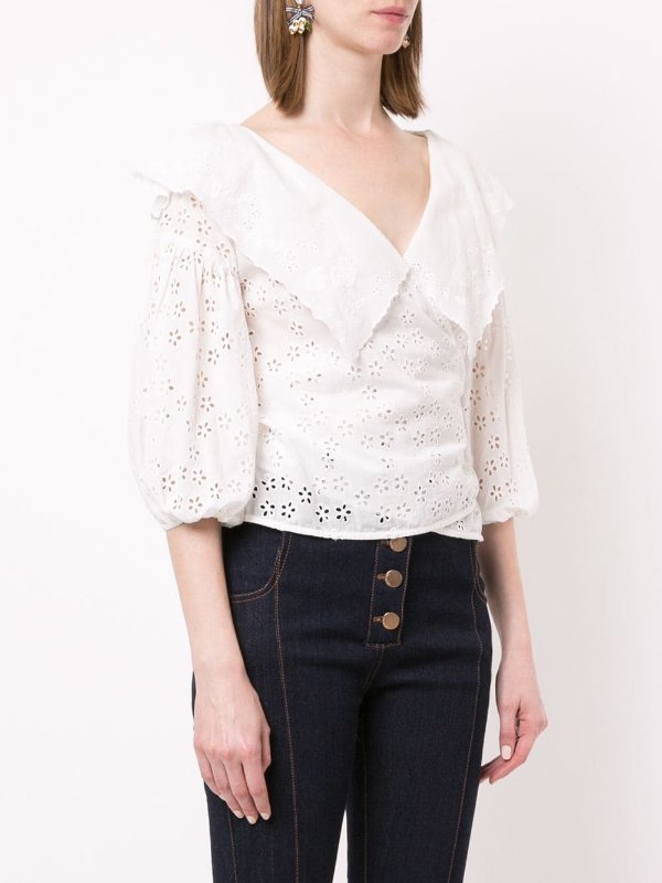 Wilde Grotto broderie anglaise top