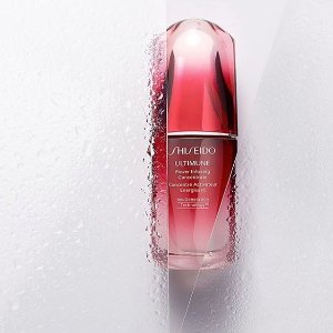 Shiseido官网 满额送好礼 收红腰子、小白瓶防晒