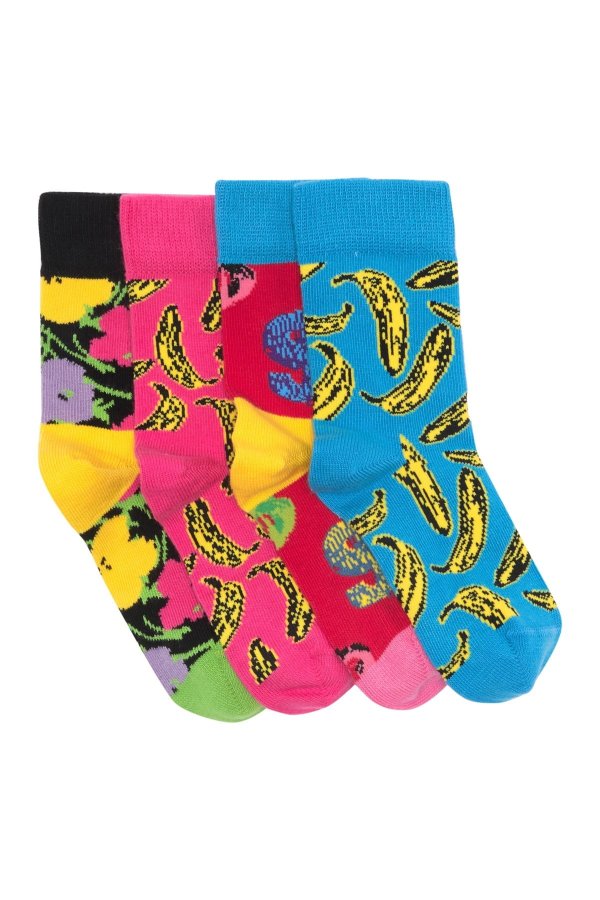 Andy Warhol Boxed Socks - Pack of 4(Toddler & Little Kids)