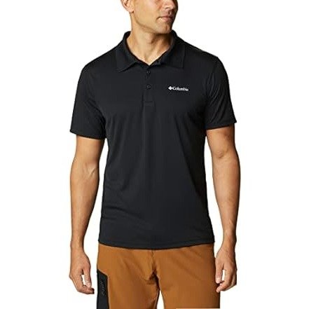 Columbia Men's Zero Rules Polo Shirt, Black, X-Small
