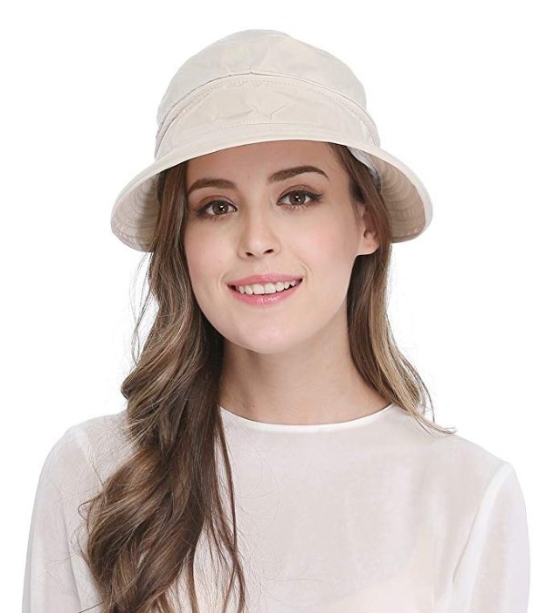 Wide Large Brim Sun Hat Summer UV Protection Thin Hat 2 in 1 Beach Sun Hat