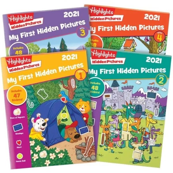 My First Hidden Pictures 2021 4-Book Set