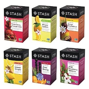 Stash Tea 水果草本茶6种口味 6盒装