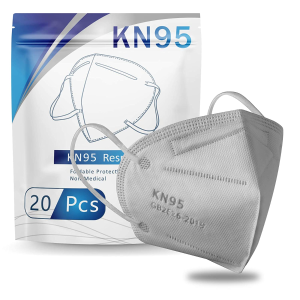 Hotodeal KN95 Face Mask 20 PCS, Filter Efficiency≥95%, 5 Ply Mask Against PM2.5