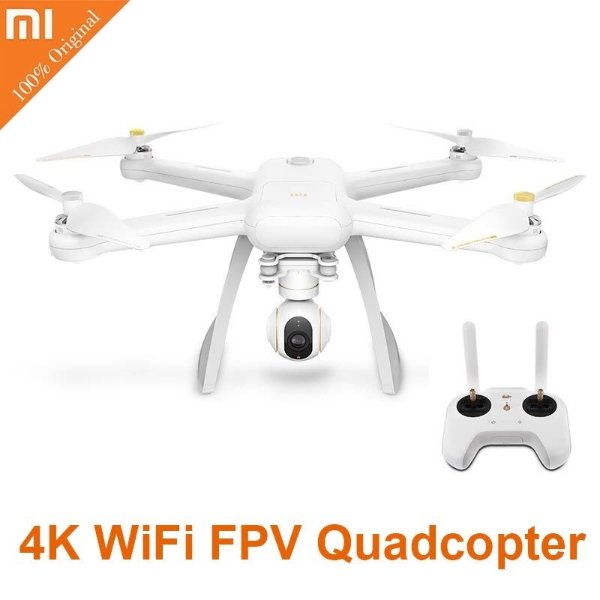 Mi Drone HD 4K WiFi FPV 5GHz Quadcopter Tap to Fly with Propeller Protector