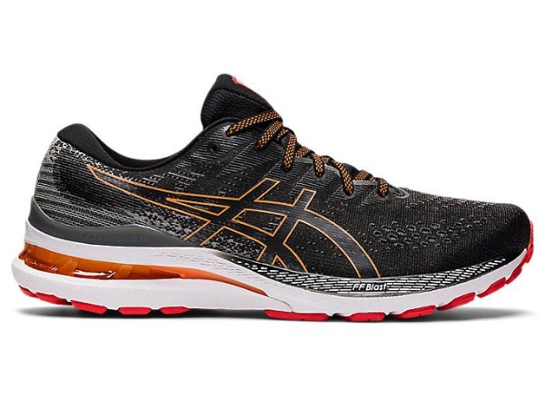 Men's GEL-KAYANO 28 | Black/Clay Grey | Running Shoes | ASICS
