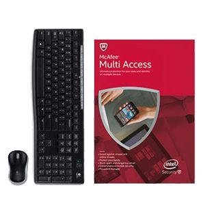 Logitech Wireless Keyboard and Mouse Combo MK270 and McAfee 2015