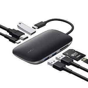 AUKEY USB C Hub 7 in 1 Type C Hub with 100W Power Delivery