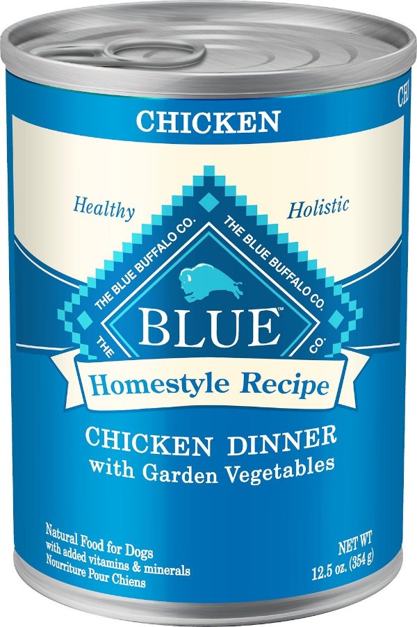 Homestyle Recipe Chicken Dinner with Garden Vegetables & Brown Rice Canned Dog Food, 12.5-oz, case of 12 - Chewy.com
