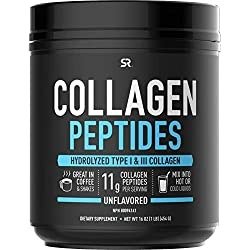 Collagen Peptides Powder | Non-GMO Verified, Certified Paleo Friendly and Gluten Free - Unflavored (16oz Jar)