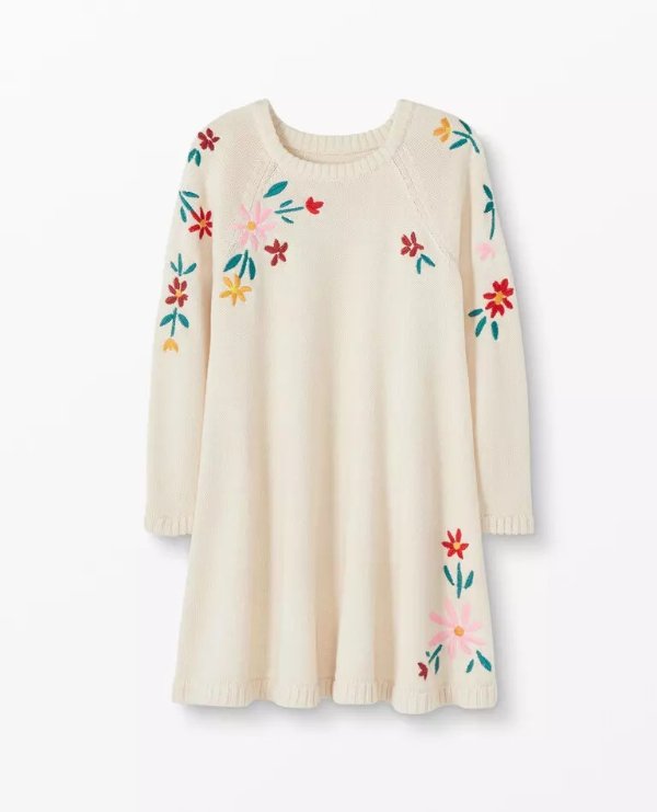 Storyteller Sweater Dress In Cotton & Merino