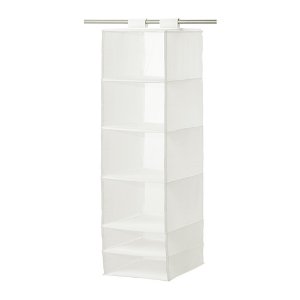 SKUBB Organizer with 6 compartments - white  - IKEA