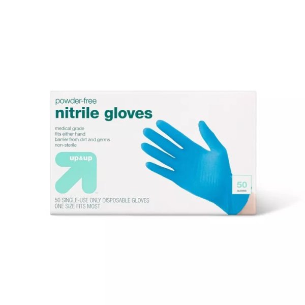 Nitrile Exam Gloves - 50ct - up &#38; up&#8482;