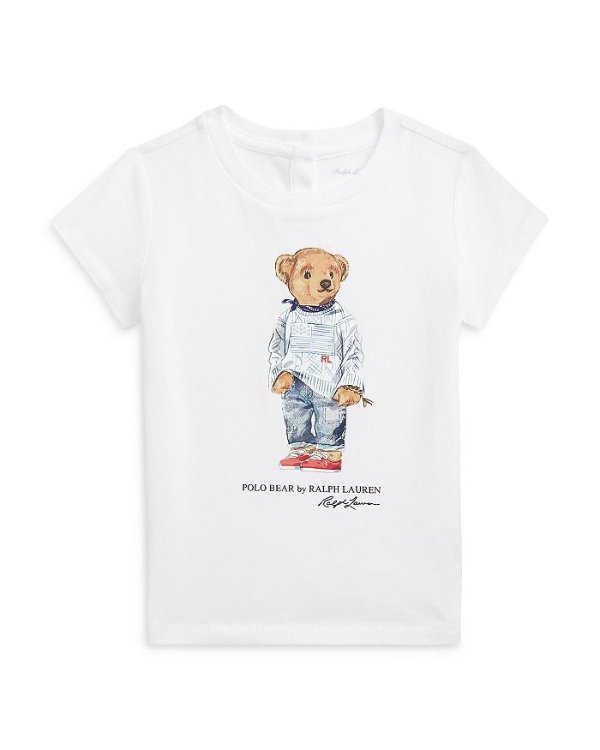 Girls' Polo Bear Cotton Jersey Tee - Baby