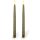 LIGHTING Gold LED Taper Candles, Window Candles, Candle Lights, Long Candles, Battery Powered Candles, Electric Candles Window Lights with 6 Hour Timer Function - Gold 11.5", Pack of 2