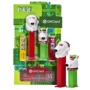2-Count PEZ Target Spot Elf Candy Dispenser + $5 Target Gift Card