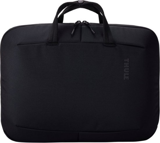 - Terra Recycled Material Attache Briefcase for 16” Apple MacBook Pro, 15” Apple MacBook Pro & PCs & Laptops - BLACK