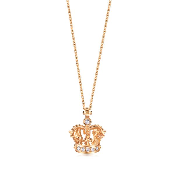 V&A 'Bless' 18K Rose Gold Diamond Necklace | Chow Sang Sang Jewellery eShop