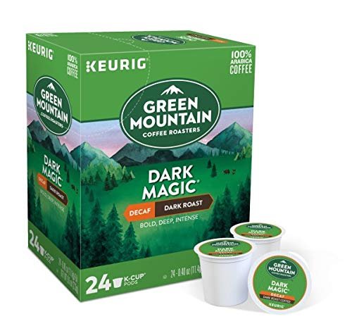 Roasters Dark Magic Decaf, Single-Serve Keurig K-Cup Pods, Dark Roast Coffee, 72 Count