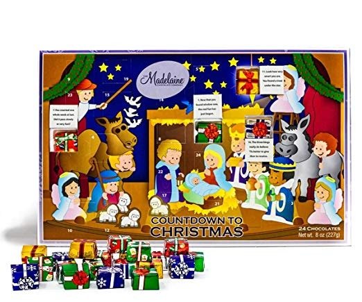 Madelaine Chocolate Countdown to Christmas 2019 Advent Calendar - (8 oz - 226 g) Christmas Pageant (1 Pack)