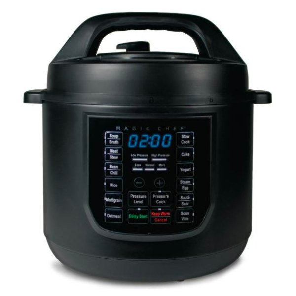  9-in-1 Multi Function Pressure Cooker with Sous Vide in Matte Black