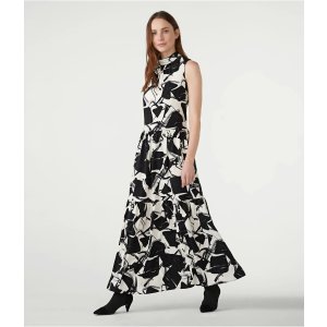 PRINTED TIERED MAXI DRESS