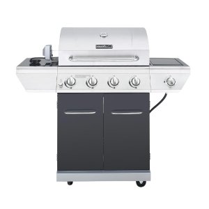 Nexgrill 4-Burner Propane Gas Grill with Sear Side Burner and Rotisserie Kit