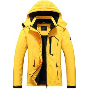 Women's Ski Jacket Waterproof Windbreaker Hooded Raincoat