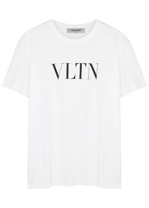 VLTN white cotton T-shirt