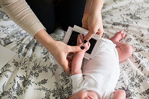 新生儿手印足印纪念簿，附带成分安全的印染垫