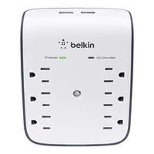 Belkin 6-Outlet Wall Mount Surge Protector