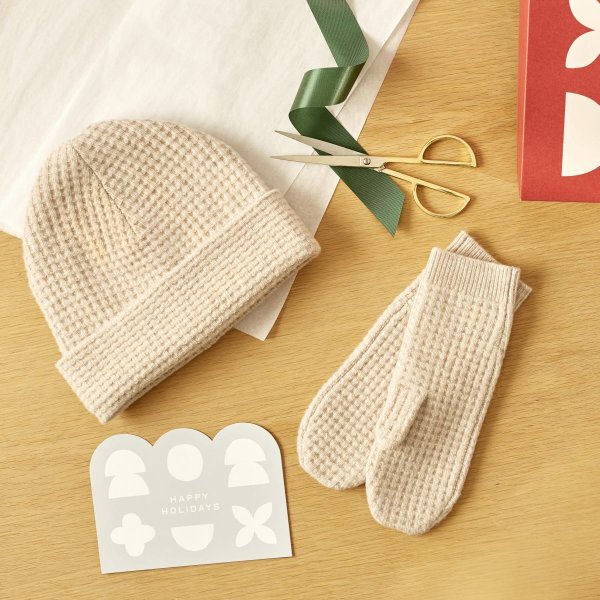 The Wool Beanie And Mitten Gift Set