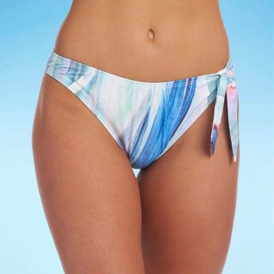 Womens Abstract Brief Bikini Swimsuit Bottom