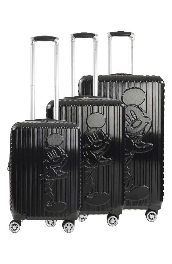 Disney® Mickey Mouse Rolling Suitcase 3-Piece Set
