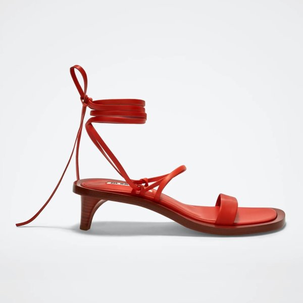 Napa Ankle-Wrap Strappy Sandals
