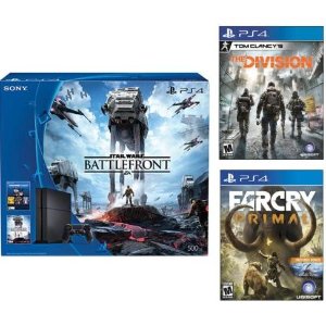 Playstation 4 Star Wars 500GB Console +Far Cry Primal+ Tom Clancy's Division