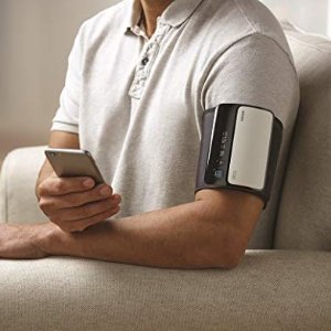 Omron Evolv Bluetooth Wireless Upper Arm Blood Pressure Monitor- Compatible with Alexa