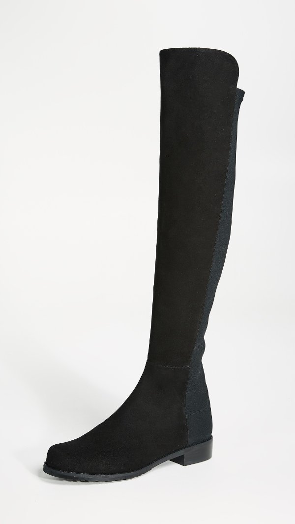 5050 Stretch Suede Boots