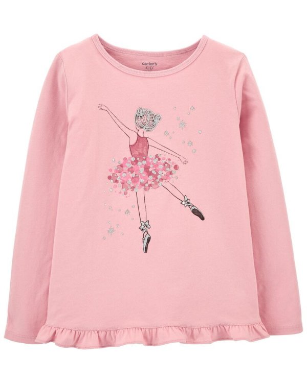 女童芭蕾舞者T恤